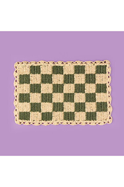 ASPARTAM سوفت داما سوبرا - بيج / أخضر - 30x45 سم