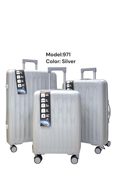 ELEGANT G حقيبة سفر بعجلات - مجموعة من 3 قطع - بعجلات دوارة (20 بوصة + 24 بوص...