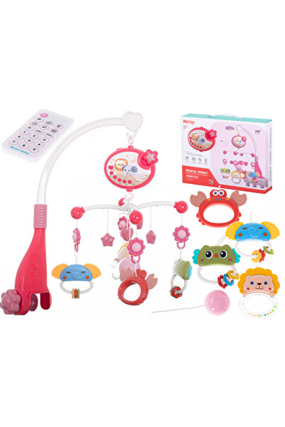 Ikonka Musical carousel for children's crib, Ikonka, with projector, remote control, 360 degree rotation, 40 melodies