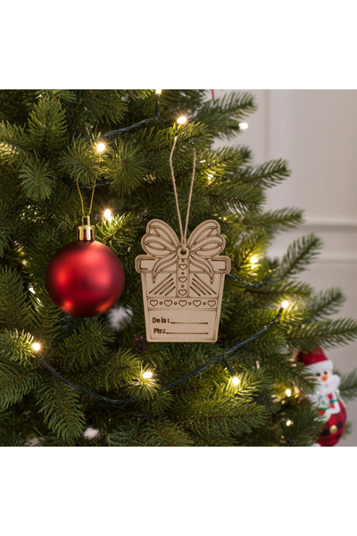 damoro Glob personalizat cu spatiu de bani,model Cadou Craciun,lemn