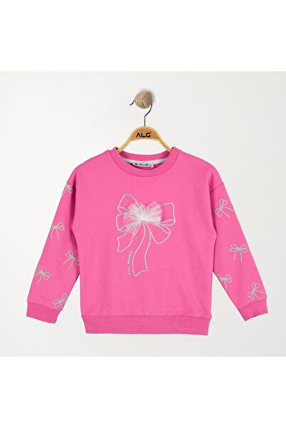 ALG سترة رياضية مطبوعة للأطفال البنات مع مشبك فير فير