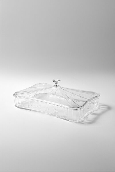 Bin Shihoun Rectangular acrylic tray with lid