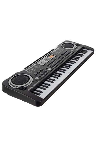 dalimag Tastatură electronică pentru copii CLASStitude, cu microfon, 61 de taste, moduri de învățare, neagră