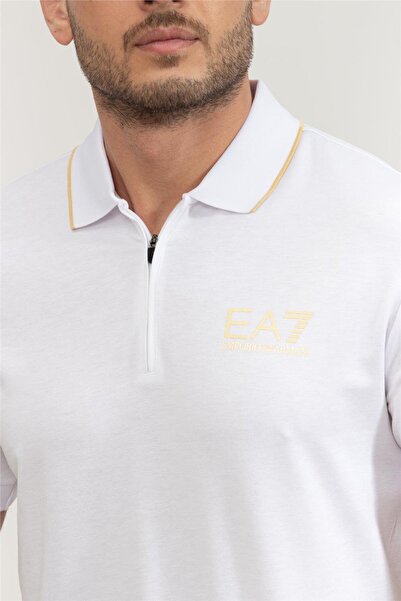 EA7 Men's Polo Neck T-Shirt