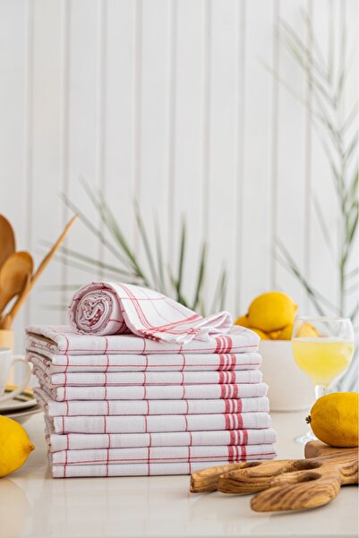 Dokubba 10'lu Servis Peçetesi, Alman Peçetesi, Beslenme Örtüsü, Kurulama Bezi (50x70cm)