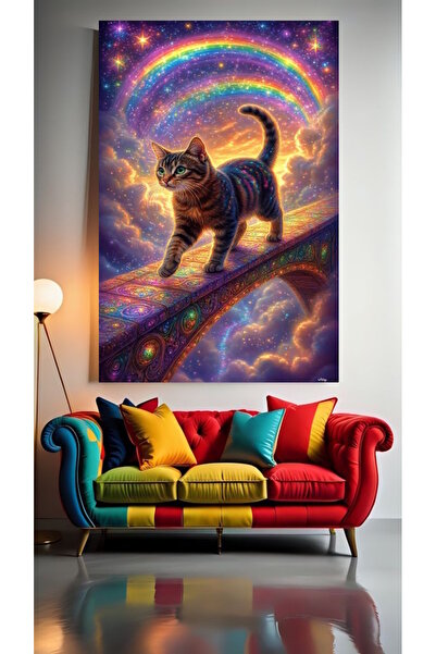 özkacar PISICILE SUNT TOATE DE DIMENSIUNI DIFERITE 1 Tablou decorativ pe pânz...