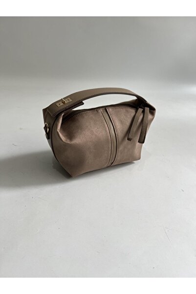 Mia Collection Geantă de mână și de umăr pentru femei Adriana Model Mink