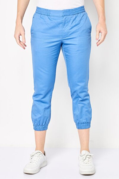 Lacoste Men Slim Fit Plain Jogger Pant, Light Blue