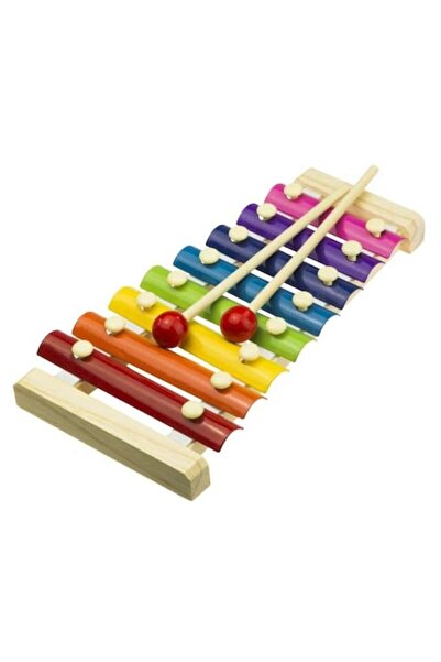 dalimag Παιδικό ξυλόφωνο, πολύχρωμο, απλό σχέδιο, 20 x 16 εκ.