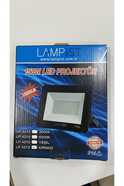 Lampist 150 watt led projektör KIRMIZI