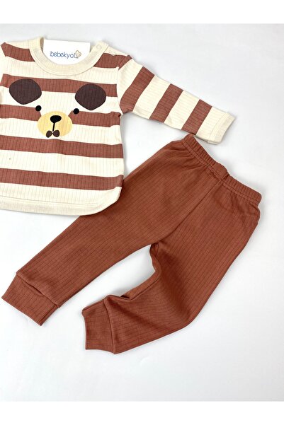 bebekyol Bear Printed Baby Set