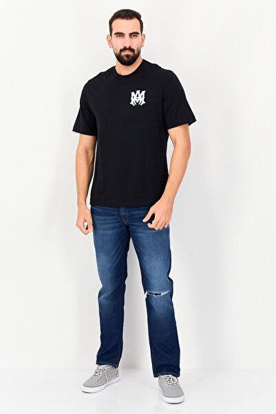 Amiri Men Crew Neck Brand Logo Short Sleeve T-Shirt, Black