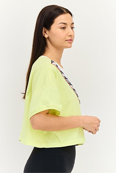 Champion Women Sportswear Fit Short Sleeve Outdoor Crop Top, Multicolor