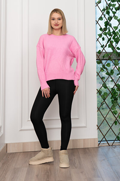 MissVina Round Neck Soft Knit Sweater 258181