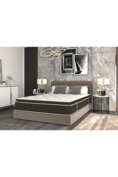 Somnart Saltea Cu Arcuri Si Memorie Somnexpert Top Confort 180X200X30, Fermitate Mediu-Tare, Cu Topper Integ