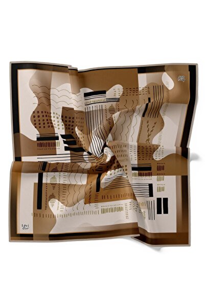 Levidor Κρυστάλλινο κασκόλ με ριγέ σχέδιο