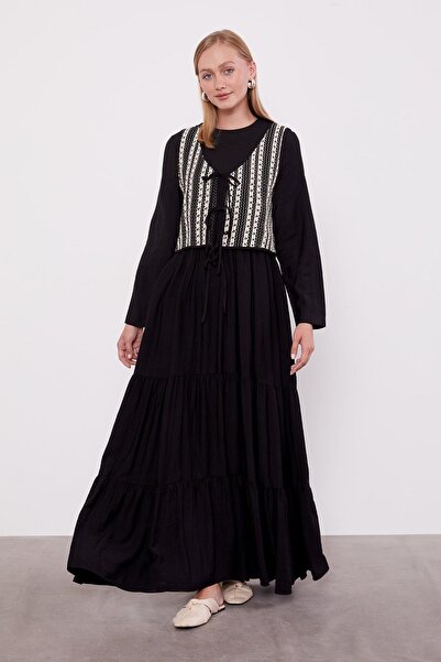 Levidor Yelekli Elbise