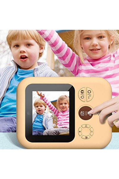 Fipka jucyuanhang Instant Print Camera, 3 in 1 Wireless Instant Camera, Photo Printer and Video Recorder