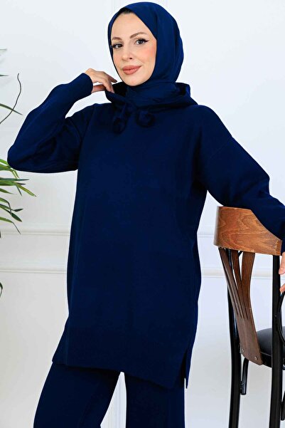 benguen Трикотажний комплект з капюшоном S1079 Синій