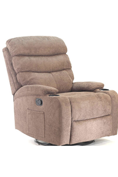 ALTIS Premium Fixed Recliner Chair – Elegant & Supportive Design brown II