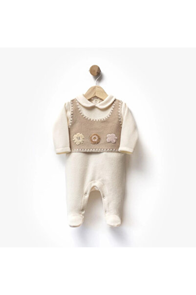 annemade Embroidered Fleece Jumpsuit