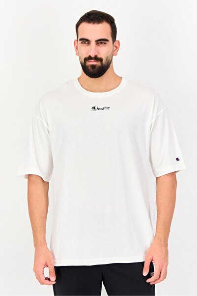 Champion Men Sportswear Fit Short Sleeve Outdoor T-Shirt, White