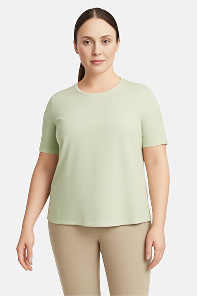 Nike Women Plus Size Short Sleeves Training Top, Mint