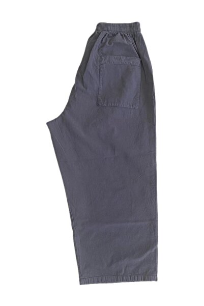 DUXA %100 PAMUK, KETEN KUMAŞTAN BELİ LASTİKLİ VE BAĞCIKLI KADIN KAPRİ PANTOLON(SOLMA VE ÇEKME YAPMAZ)