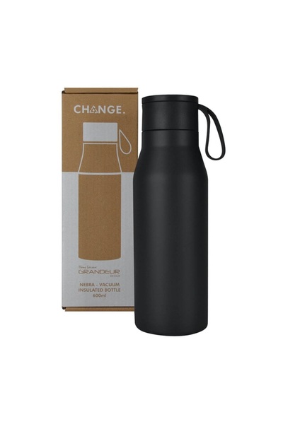 SQUARE ONE GIFTS R-NEBRA - CHANGE Collection Recycled Stainless Steel Vacuum Bottle