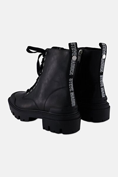 Steve Madden Women Amplifiber Lace Up Ankle Boots, Black