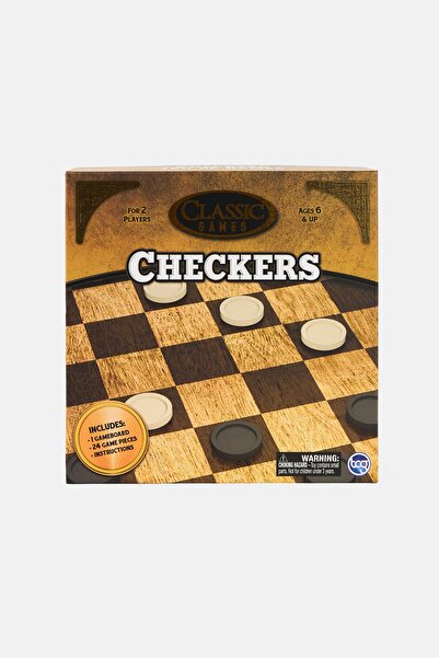 TCG ألعاب كلاسيكية من لعبة الداما الخشبية الصلبة