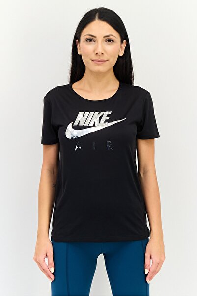 Nike Women Sportswear Fit Short Sleeve Outdoor T Shirt, Black
