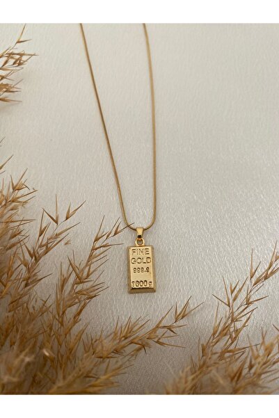 staınless steel Külçe Çelik Kolye