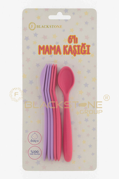 Vivart 6 lı Mama Kaşığı Beslenme Aksesuarı Pembe