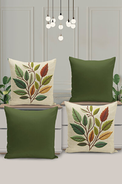 Filamente Husă de pernă cu imprimare digitală pe două fețe, cu aspect de brod...