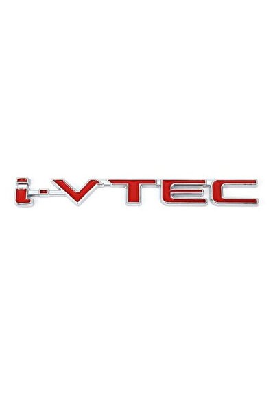 Midkan ملصق معدني من الكروم الأحمر غير قابل للصدأ من نوع HONDA I-VTEC