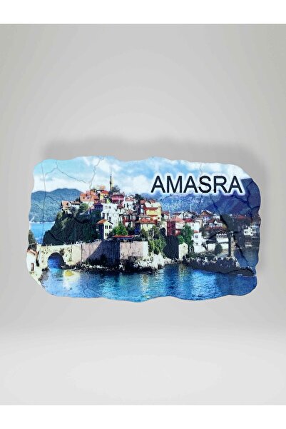Mundy AMASRA Temalı Çatlatma Polyester Magnet Buzdolabı Süsü