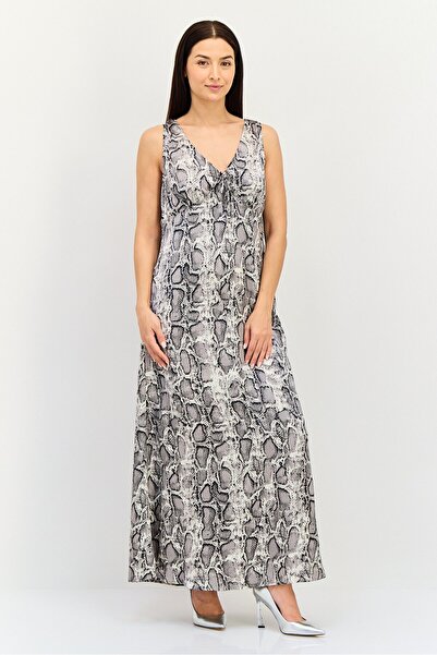 Brave Soul Women Animal Print Maxi Dress, Multicolor