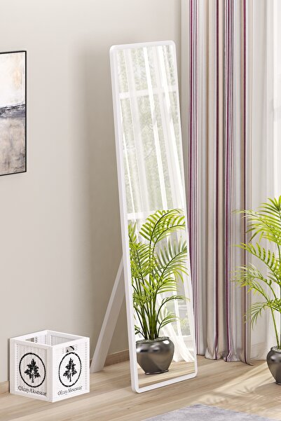Arvessohome Beyaz 150X43 cm Düz Dikdörtgen Ayaklı Salon Antre Çocuk Odası Ban...