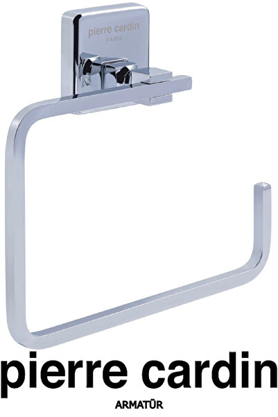 Pierre Cardin Roma Açık Kağıtlık Krom + Roma Kare Havluluk Krom