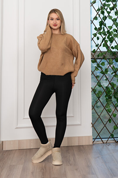 MissVina Round Neck Soft Knit Sweater 258181