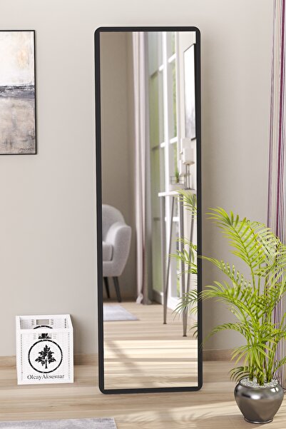 Arvessohome Siyah 120X43 cm Düz Dikdörtgen Ayaklı Salon Antre Çocuk Odası Ban...