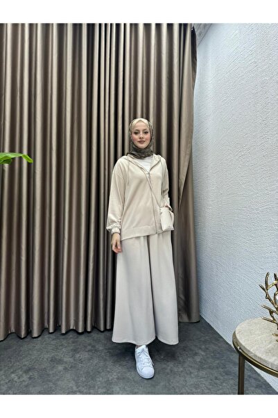 MEYSADESİGN Sabrina Oysshoo İkili Takım Bej
