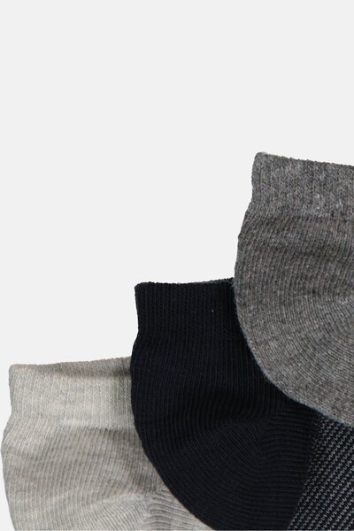 RBX Men 5 Pair Brand Logo Allday Ankle Socks, Multicolor