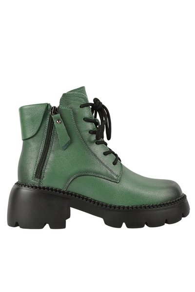 Berliner Ghete casual, damă, 8099-2, verde, piele 40