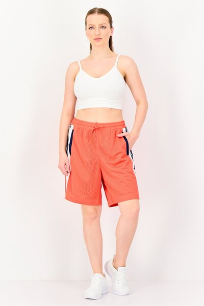 adidas Women Sportswear Fit Drawstring Training Shorts, Bright Red