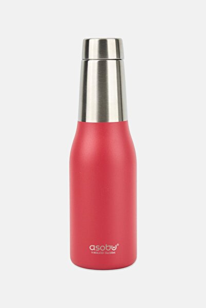 Asobu Stainless Steel Oasis Vaccum Insulated Water Bottle 600 ml, Red