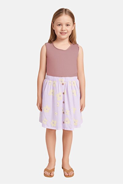 GAP Kids Girl Floral Print Skirt, Multicolor