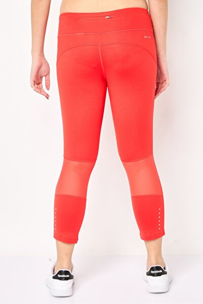 Nike Women Tight Fit Brand Logo Running Leggings, Red
