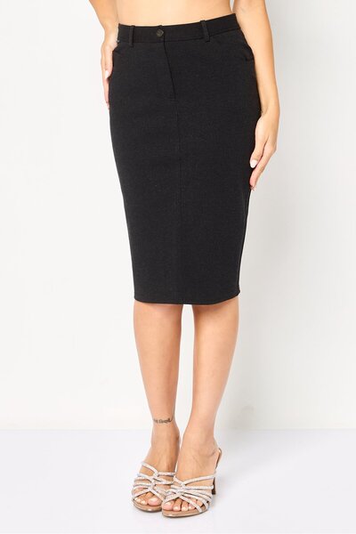 Lacoste Women Solid Mini Skirts, Black